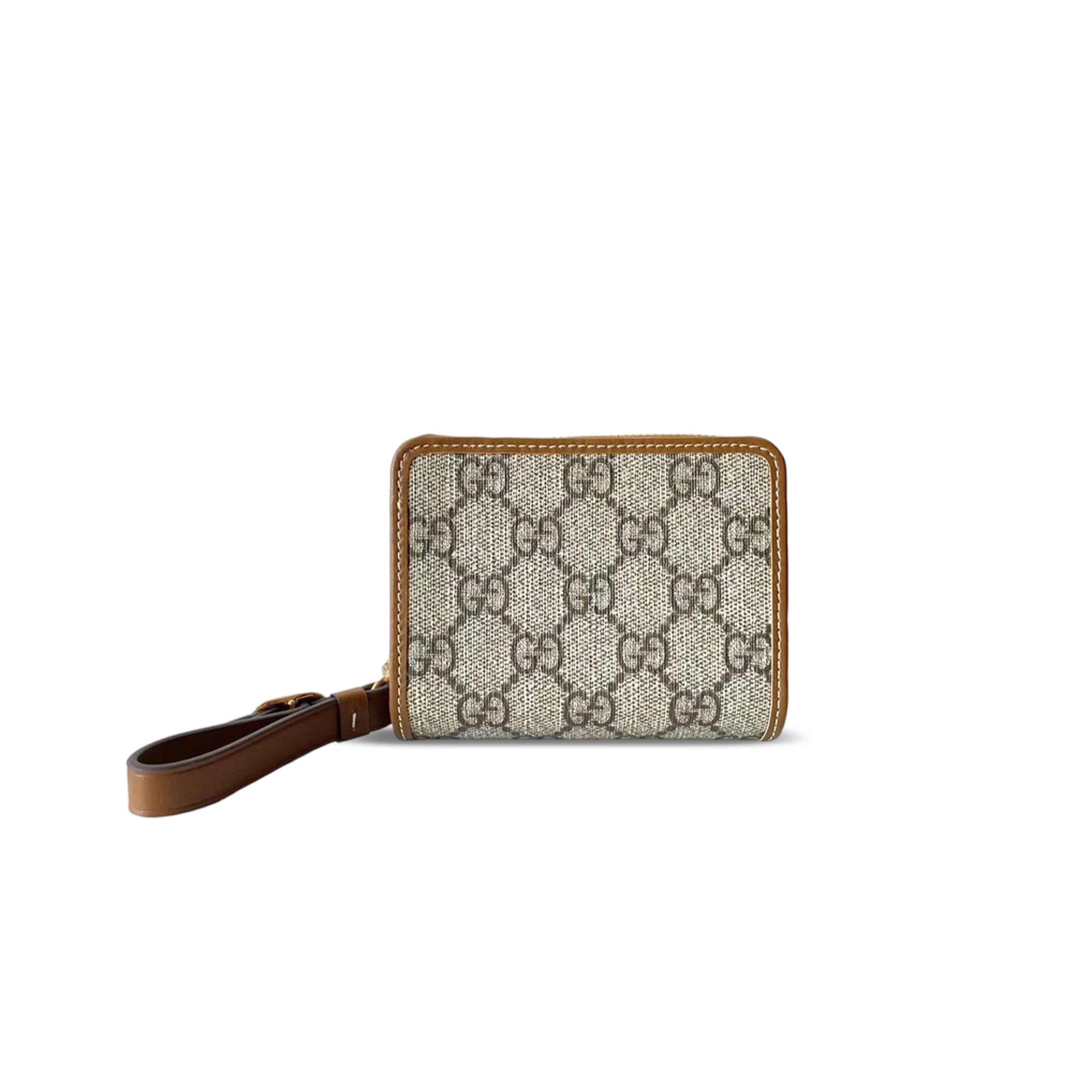 GUCCI GG EMBLEM ZIP MINI WALLET 819131 (11*10*3cm)